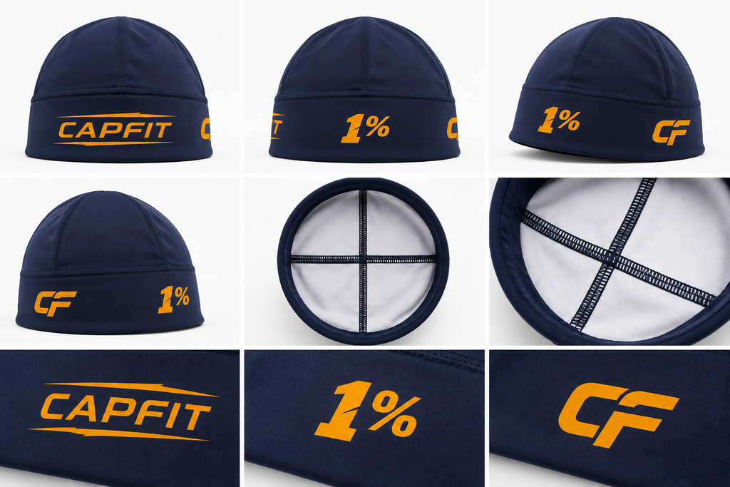 CAPFIT 1% Performance Skull Cap