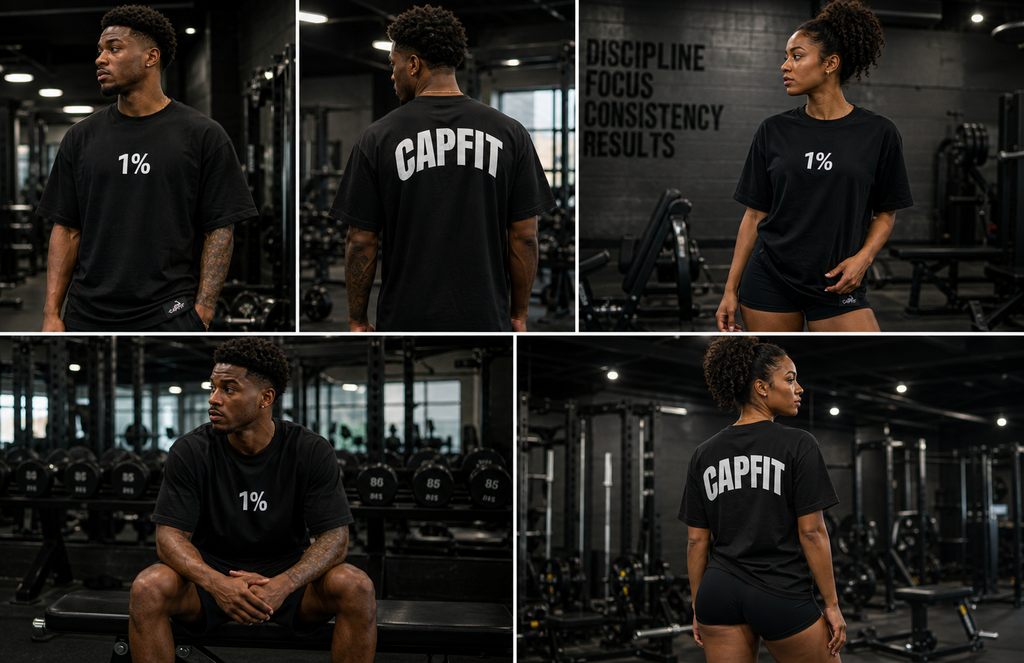 CAPFIT “1%” Oversized performance Tee