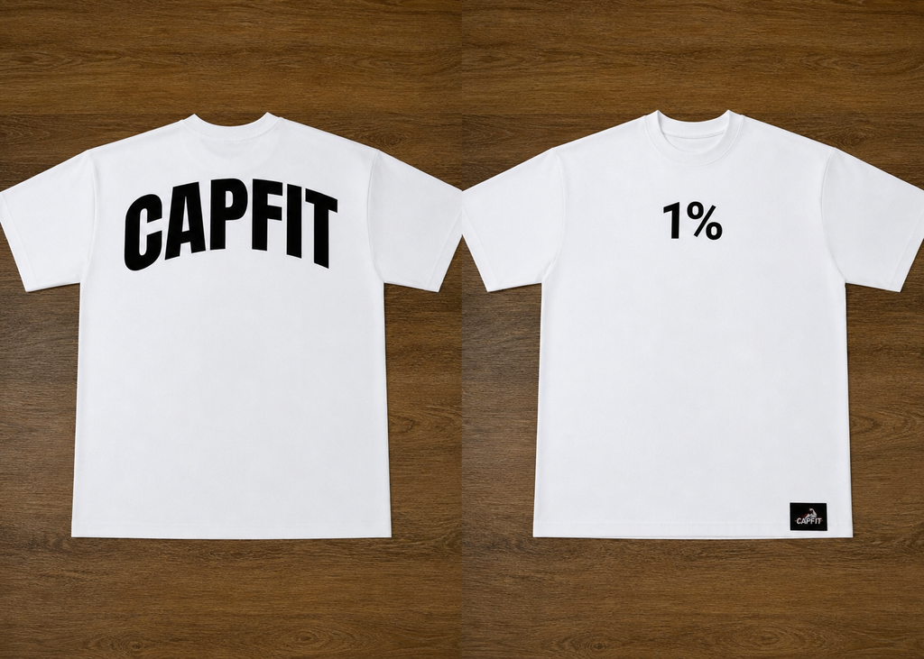 CAPFIT “1%” Oversized performance Tee