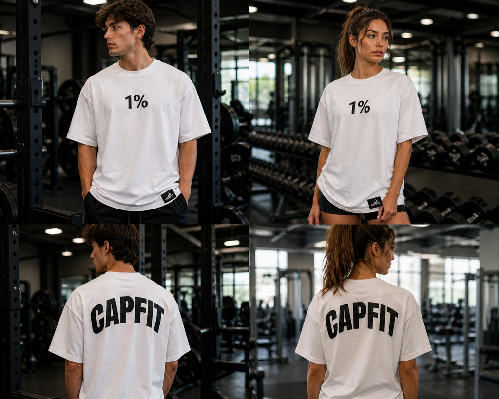 CAPFIT “1%” Oversized performance Tee