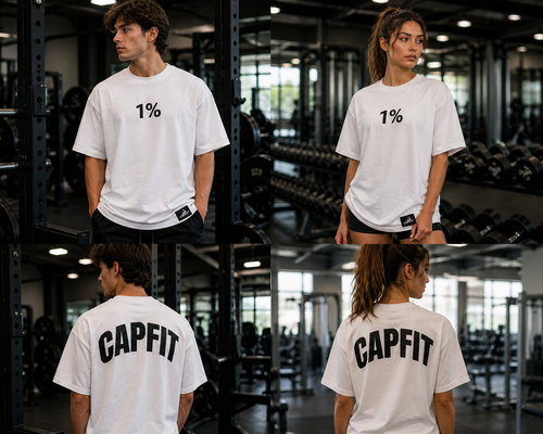 CAPFIT “1%” Oversized performance Tee