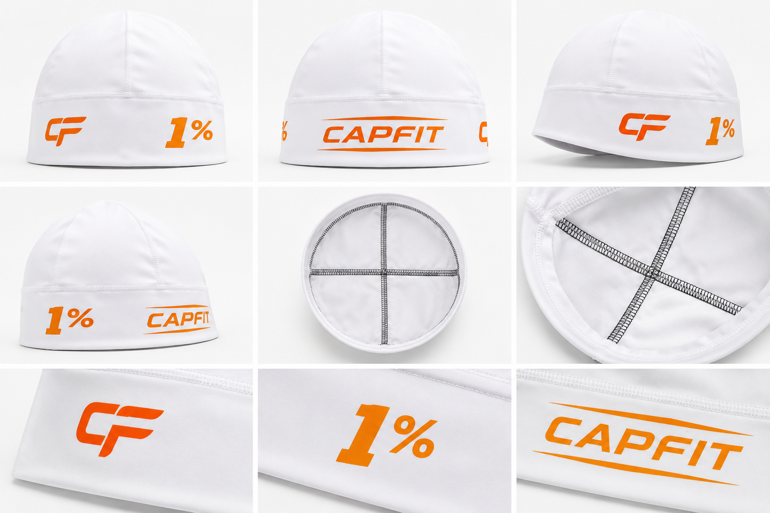 CAPFIT 1% Performance Skull Cap