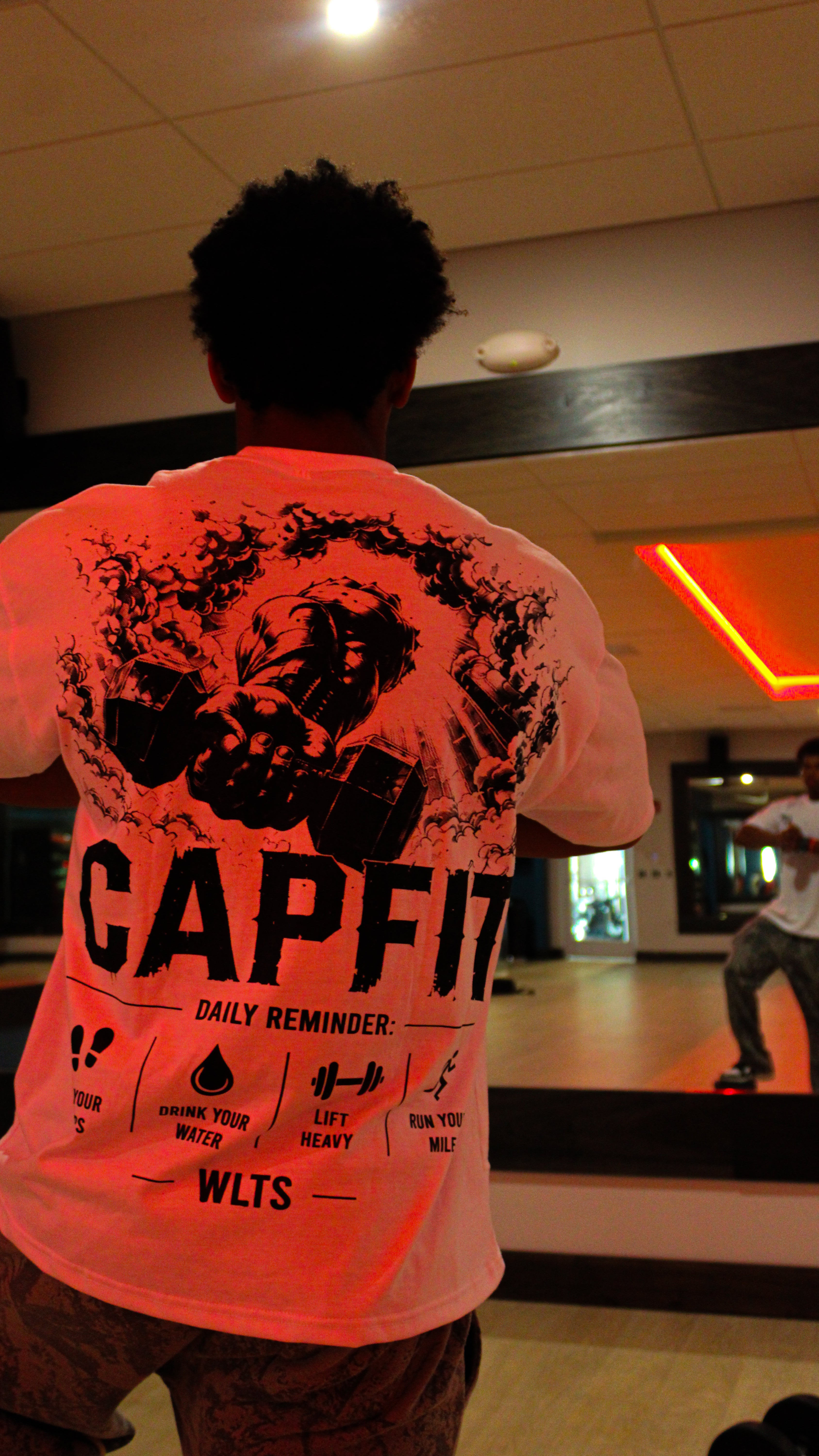 CAPFIT Daily Reminder Tee – White
