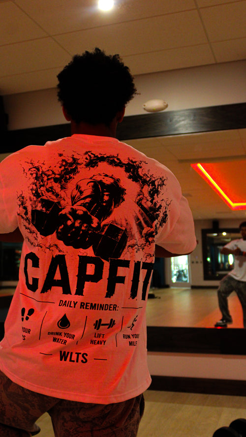 CAPFIT Daily Reminder Tee – White